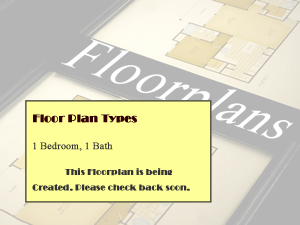 1 Bedroom /  Bath - 694 Sq. Ft.*